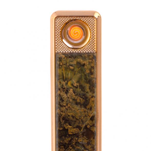 Электронная зажигалка USB из камня офит 126163