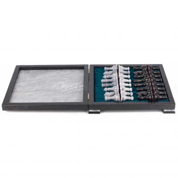 Шахматный ларец из мрамора и змеевика 119027