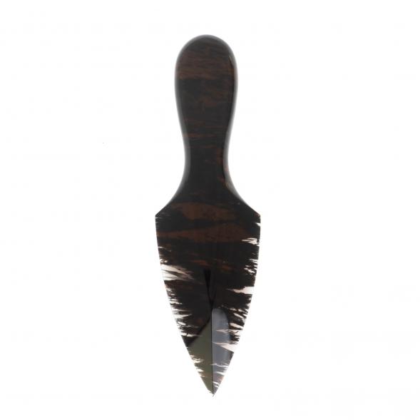 Декоративный нож малый из коричневого обсидиана 15х4х1 см 128721