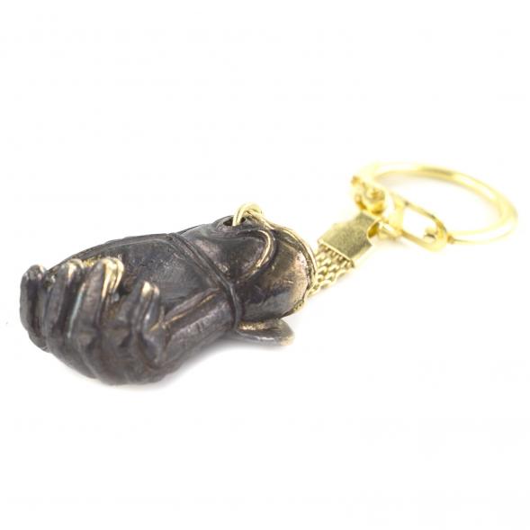 Брелок из бронзы &amp;quot;Хоккейная крага&amp;quot; 120982