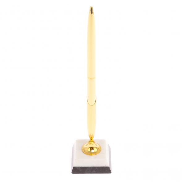 Подставка под ручку из белого мрамора 5х5х22 см 126091