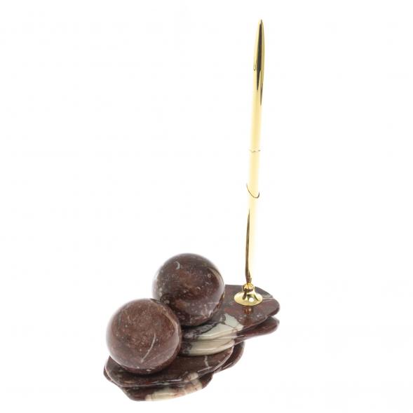 Композиция &amp;quot;Два шара&amp;quot; из креноида с ручкой 128874