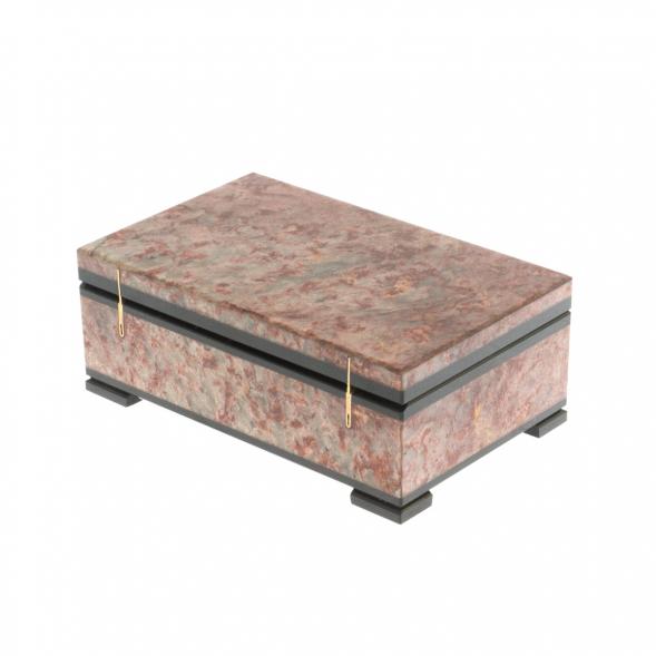 Шкатулка из авантюрина 11,5х7х4 см 129447