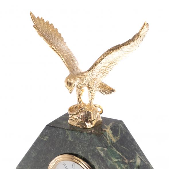 Письменный набор &amp;quot;Орел&amp;quot; камень змеевик 124369