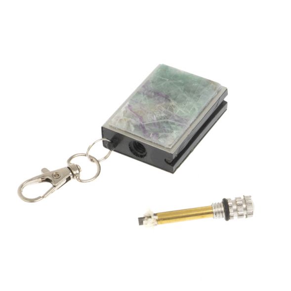 Брелок огниво &amp;quot;Вечная спичка&amp;quot; с накладкой из камня флюорит 127803