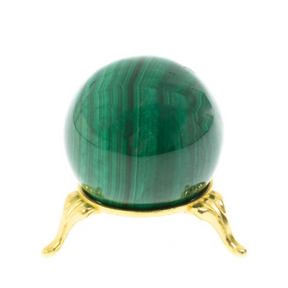 Шар натуральный малахит 4,8 см 128572