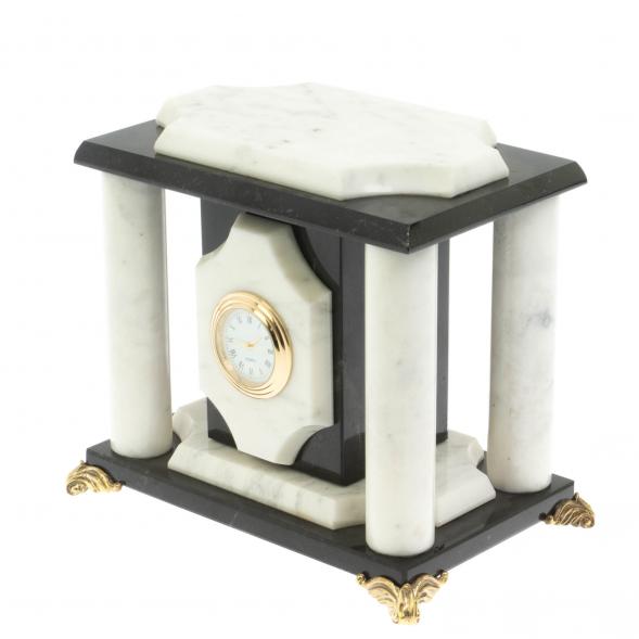 Часы из мрамора 17х12х17 см 129401