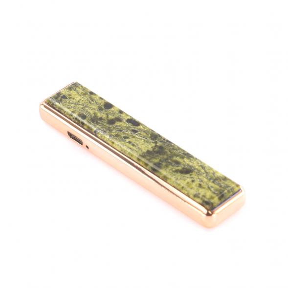 USB зажигалка из змеевика с проводом для зарядки 121262