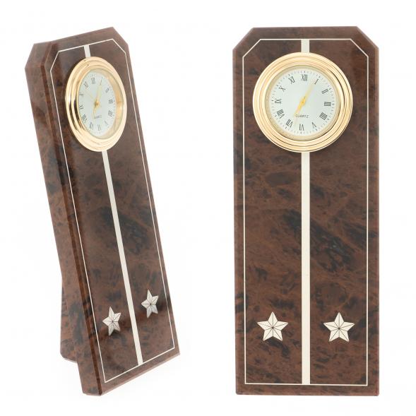 Часы погон &amp;quot;Лейтенант&amp;quot; камень обсидиан 122369