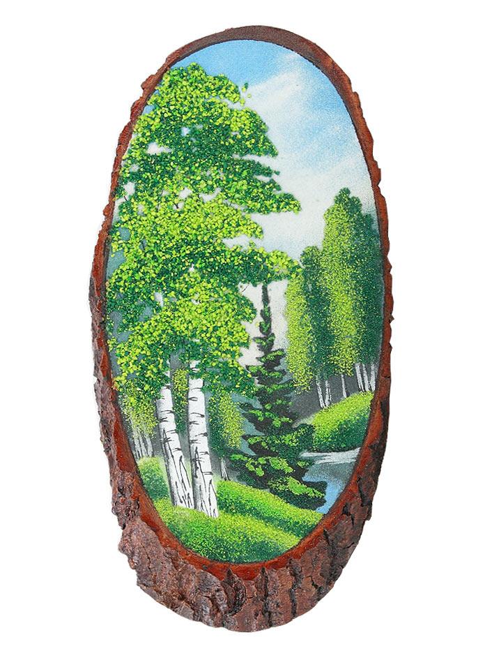 Картина на камне из каменной крошки
