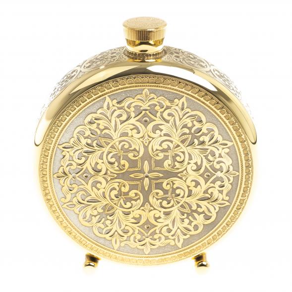 Подарочный набор &amp;quot;Лось&amp;quot; фляжка и 3 стопки перевертыша Златоуст 123681