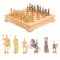 Шахматный ларец "Римские" фигуры из бронзы, доска бук 39х39 см