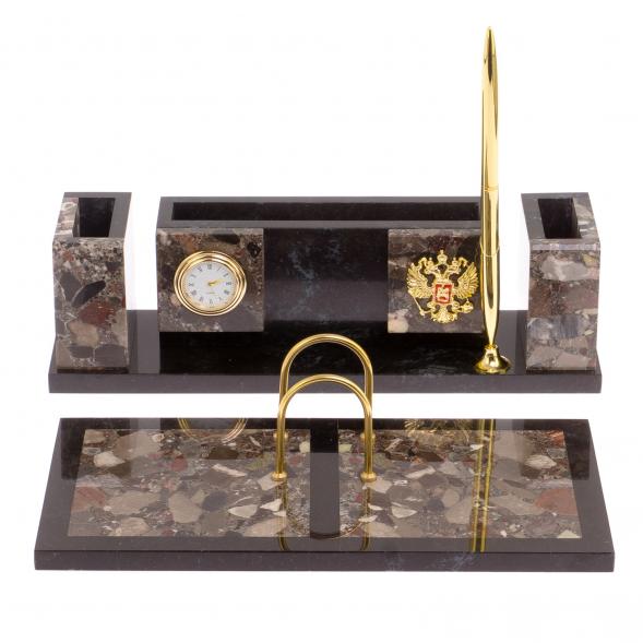 Настольный набор &amp;quot;Люкс&amp;quot; из конгломерата 126092