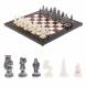 Шахматы &amp;quot;Северные народы&amp;quot; доска 40х40 см лемезит мрамор 126553