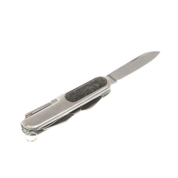 Нож мультитул складной 7 в 1 с камнем эвдиалит 127246