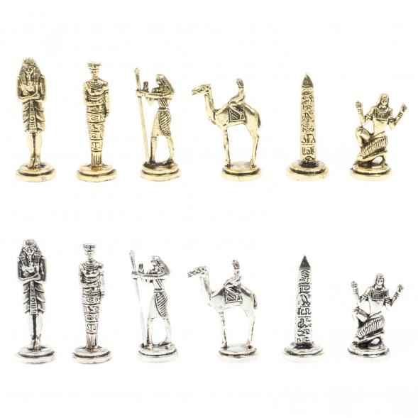 Шахматы подарочные &amp;quot;Египет&amp;quot; доска 32х32 см из змеевика 127725