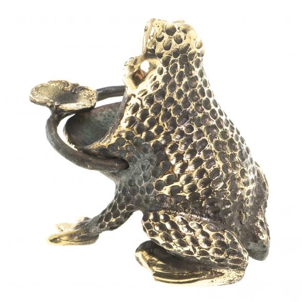 Бронзовая пепельница &amp;quot;Лягушка&amp;quot; 123505