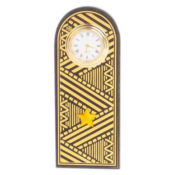 Часы &amp;quot;Погон генерал&amp;quot; овал цвет золото камень змеевик 113531