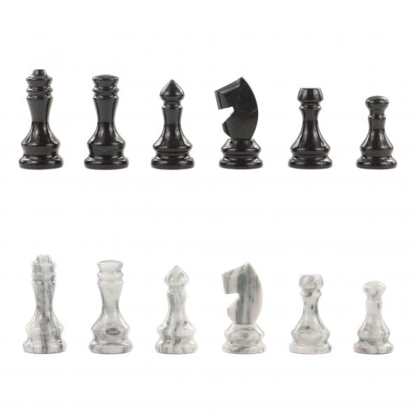 Настольный набор Шахматы Шашки Нарды 3 в 1 из камня 119968