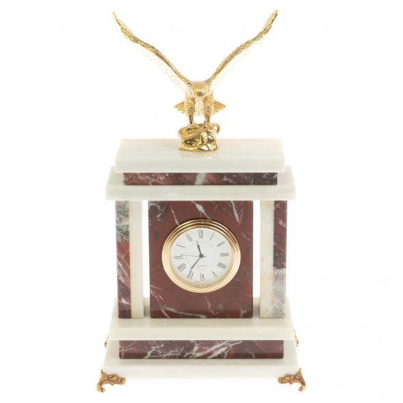 Часы &amp;quot;Орел&amp;quot; из мрамора и креноида 129869