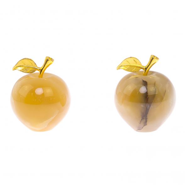 Яблоко из медового оникса 7,5х9,5 см (3) 125260