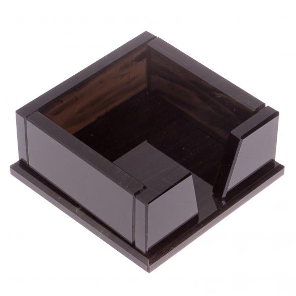 Лоток для бумаг &amp;quot;Кубарик&amp;quot; из черного обсидиана 125802