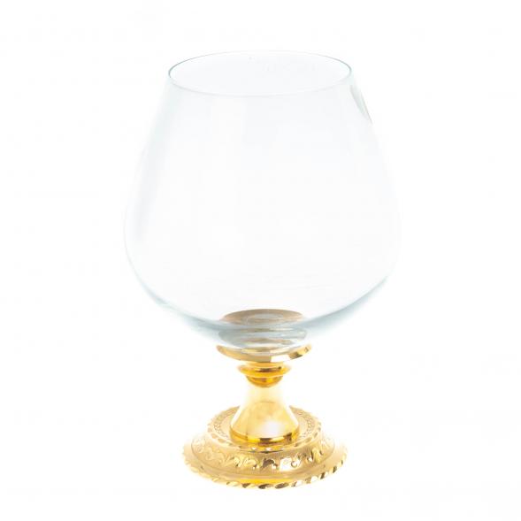 Коньячный набор с вилкой и блюдцем 425 мл Златоуст 128110