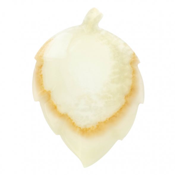 Тарелка &amp;quot;Лист&amp;quot; из оникса 15,5х21х2 см (6) 129328