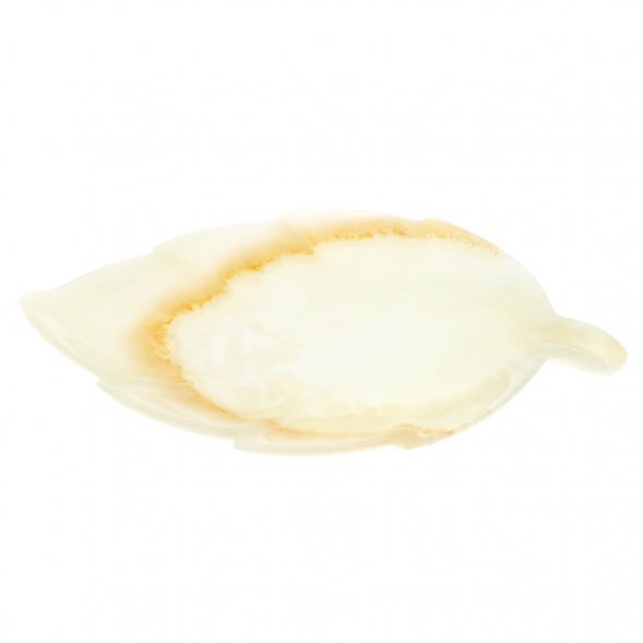 Тарелка &amp;quot;Лист&amp;quot; из оникса 15,5х21х2 см (6) 129328