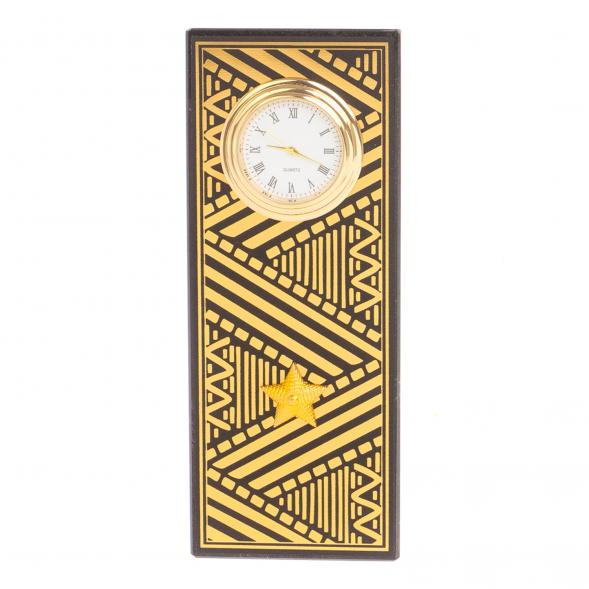 Часы &amp;quot;Погон генерал&amp;quot; цвет золото камень змеевик прямоугольные 113533