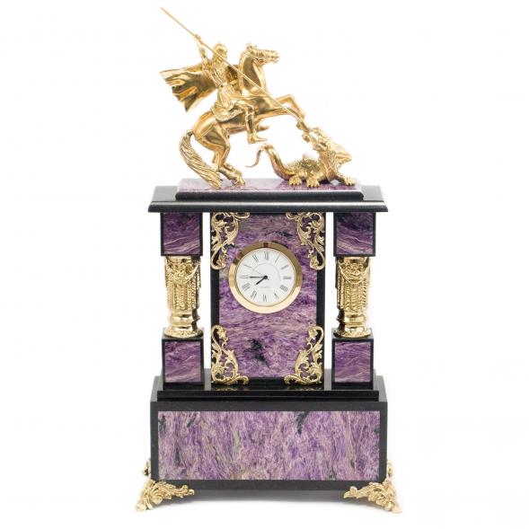 Часы &amp;quot;Георгий Победоносец&amp;quot; чароит 115038