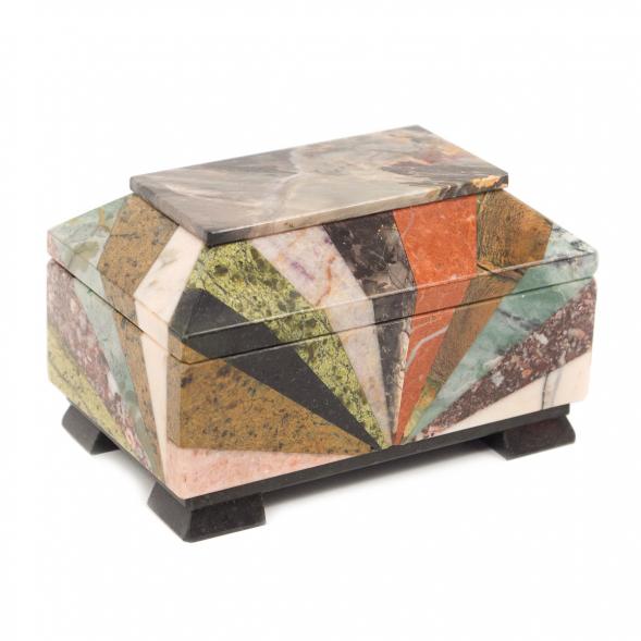 Ларец каменный Мозаика средний 16х10х9,5 см 116949
