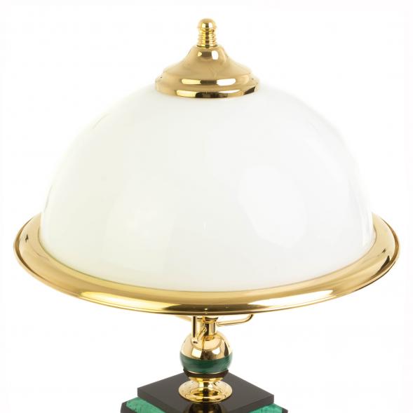 Лампа настольная из малахита Златоуст 129916