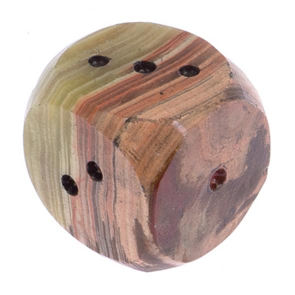 Сувенир кубик игральный из оникса 2,8 см 125647