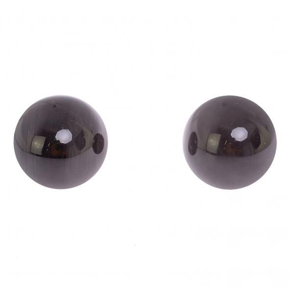 Шары для массажа из черного обсидиана 4,5 см 125804