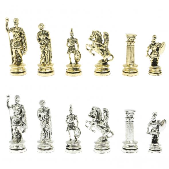 Шахматы &amp;quot;Древний Рим&amp;quot; доска из обсидиана 40х40 см 128353