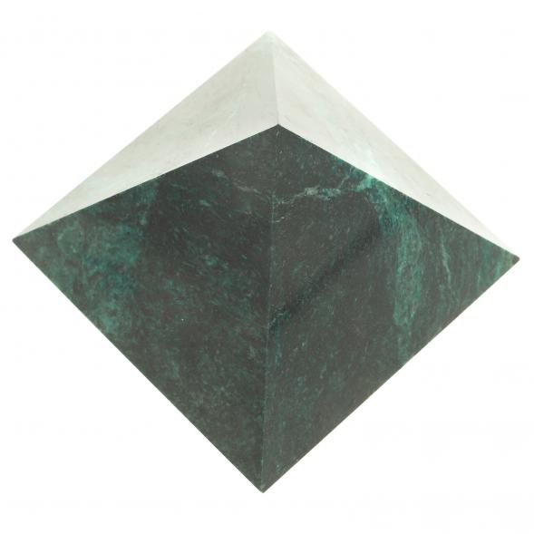 Пирамида 7х7х6 см камень змеевик 113870