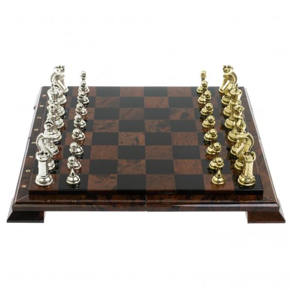 Шахматы &amp;quot;Стаунтон&amp;quot; доска из обсидиана 40х40 см 128354