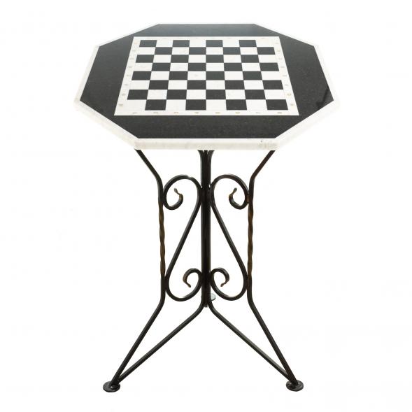 Стол черно-белый без фигур 000046