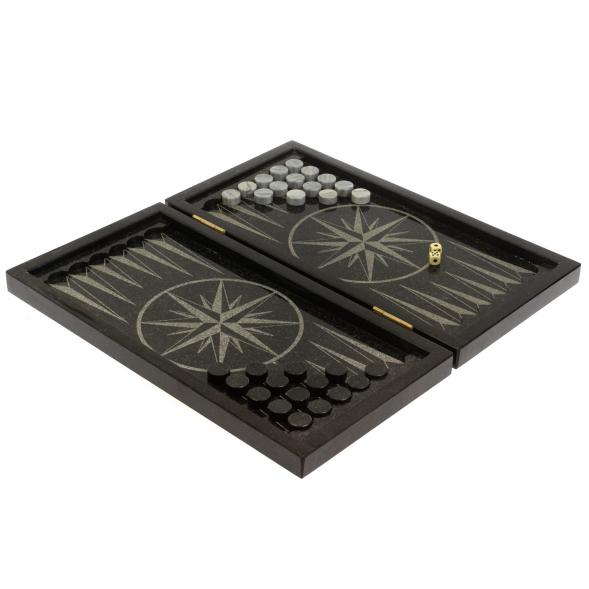 Нарды каменные &amp;quot;Герб РФ&amp;quot; из габбро-диабаза 129799