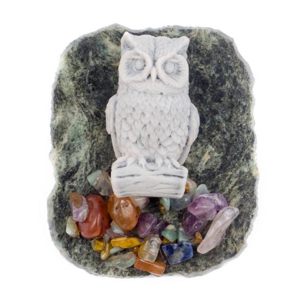 Магнит из мрамолита &amp;quot;Сова&amp;quot; 116349