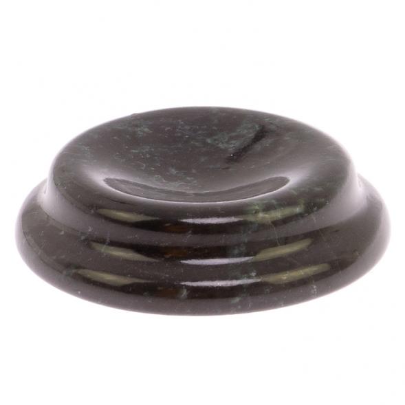 Подставка под шар из черного змеевика круглая 8х8х2 см 126097