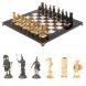 Шахматы подарочные &amp;quot;Спарта&amp;quot; фигуры бронза / мрамор, лемезит 127960
