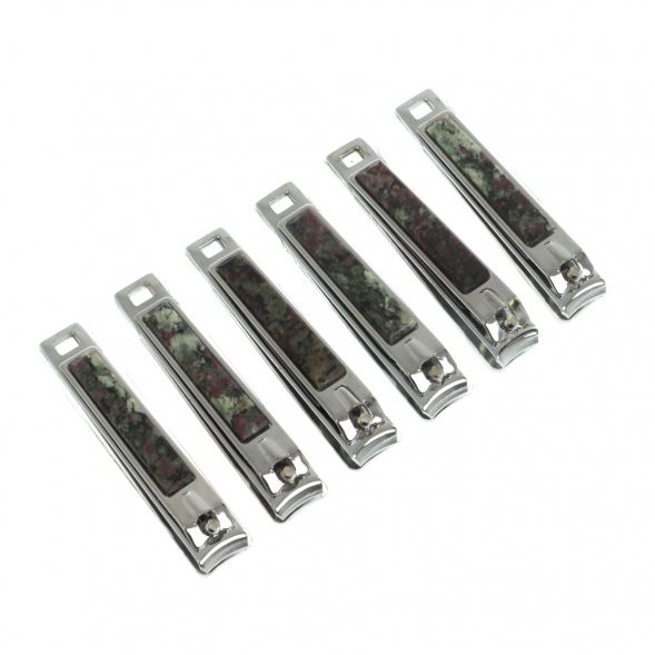 Кусачки для ногтей с камнем эвдиалит 129178