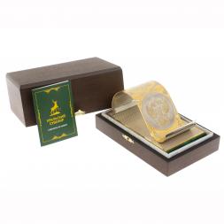 Подставка под телефон &amp;quot;Герб России&amp;quot; из малахита Златоуст