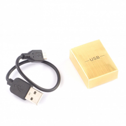USB зажигалка из камня тигровый глаз