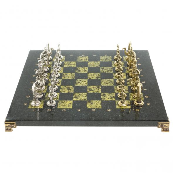 Шахматы &amp;quot;Древний Египет&amp;quot; доска 32х32 см из камня змеевик 122674