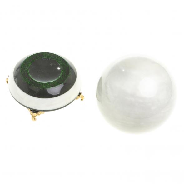 Шар Антистресс 10,5 см из мрамора на подставке 123606