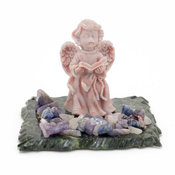 Сувенир &amp;quot;Ангелочек с библией&amp;quot; из мрамолита 116283