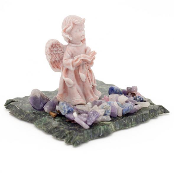 Сувенир &amp;quot;Ангелочек с библией&amp;quot; из мрамолита 116283